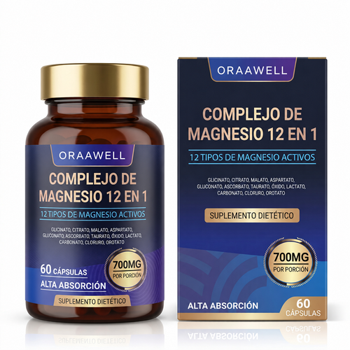 Complejo de magnesio 12 en 1 - Oraawell