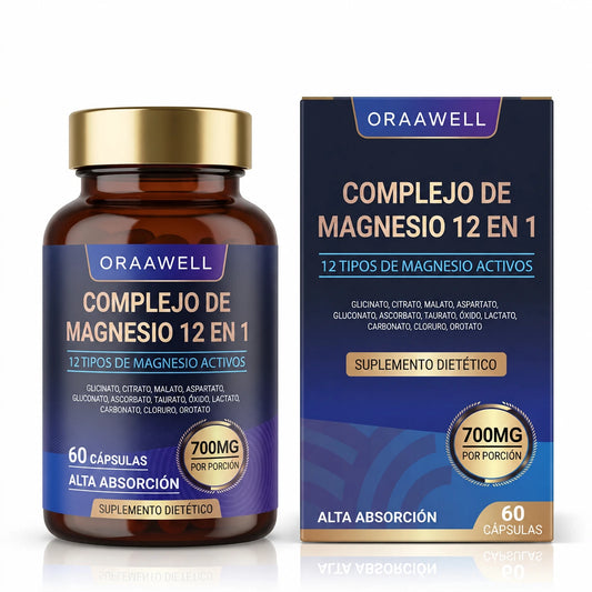 Complejo de magnesio 12 en 1 - Oraawell