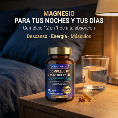 Complejo de magnesio 12 en 1 - Oraawell
