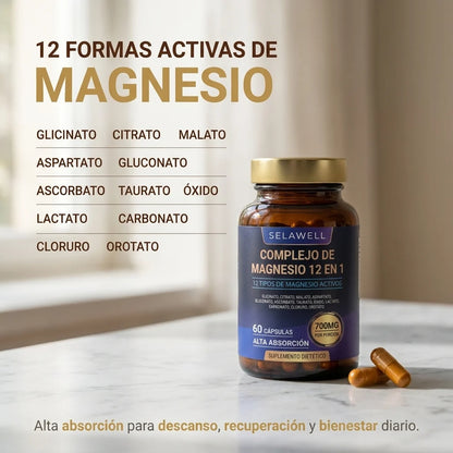Complejo de magnesio 12 en 1 - Oraawell