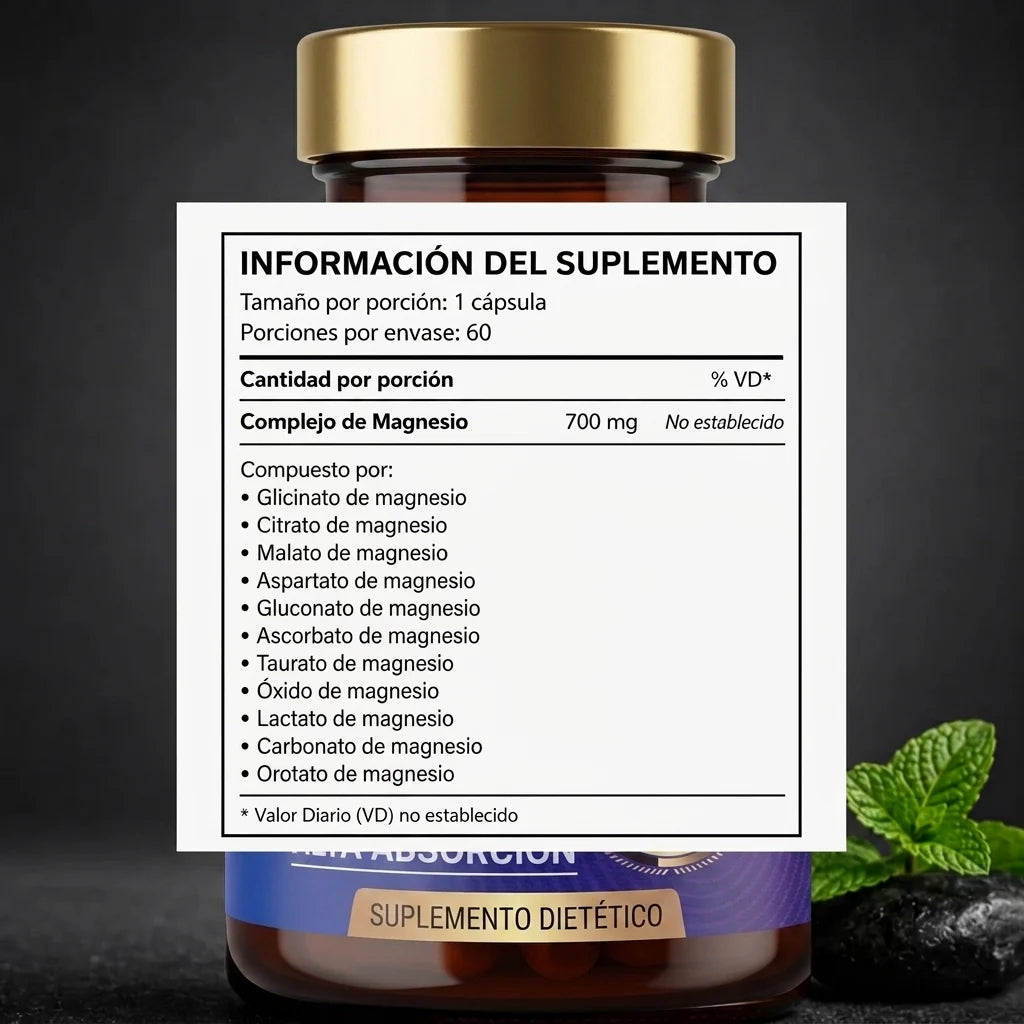 Complejo de magnesio 12 en 1 - Oraawell